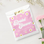 Rosa Retro Daisy Blume Brautparty Geschenktütchen (Versiegelt)