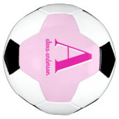 Rosa Retro Dolgramm Fußball (Gedreht)