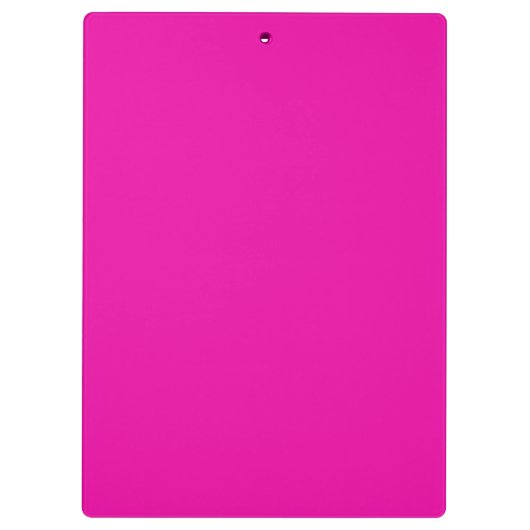 Rosa Retro Dolgramm Klemmbrett (Rückseite)