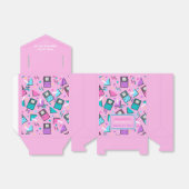 Rosa Retro Gaming Geburtstag Geschenkschachtel (Ungefaltet)