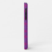 Rosa retro geometrisches Muster  Case-Mate iPhone Hülle (Hinten/Links)