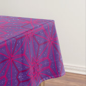 Rosa retro geometrisches Muster Tischdecke (Beispiel)