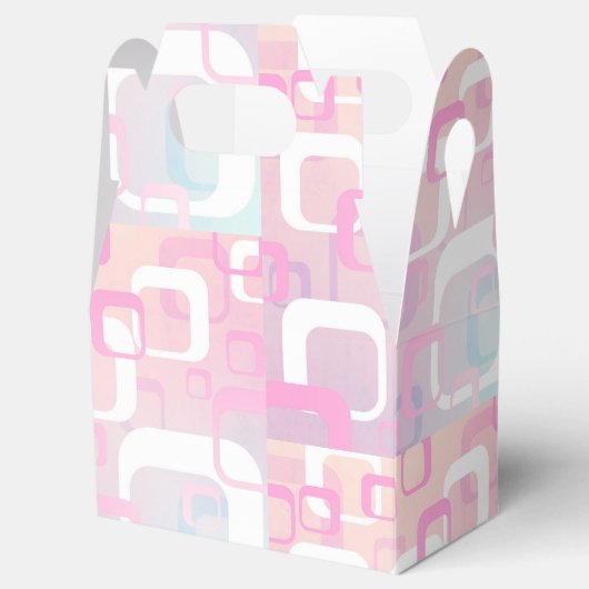 Rosa Retro Geschenkschachtel (Geöffnet)