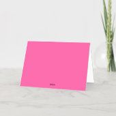 Rosa Retro-Groovy Frohe Weihnachten (Rückseite)
