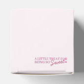 Rosa Retro Herz Coquette Cherry Cake Valentine Geschenkschachtel (Oben)