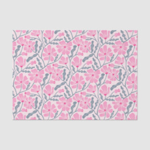 Rosa Retro-Muster Seidenpapier