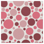Rosa Retro-Punkte-Muster Stoff (Nahaufnahme)