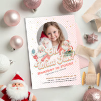 Rosa Retro Santa Claus - Oh, was Spaß, Foto
