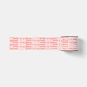 Rosa Retro Stil Personalisiert Geburtstagsdekorati Ripsband