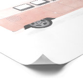 Rosa Retro Van Kinderzimmer Dekoration (Ecke)