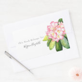 Rosa Rhod Rechteckkleben Rechteckiger Aufkleber (Umschlag)