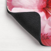 Rosa Rhodies mit Blumenmousepad herrliche Mousepad (Ecke)