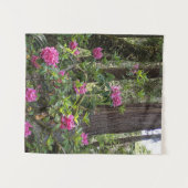 Rosa Rhododendren in einem Wald Wandteppich (Vorderseite (Horizontal))
