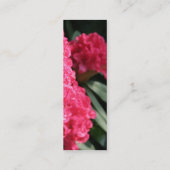 Rosa Rhododendron (1) Mini Visitenkarte (Rückseite)