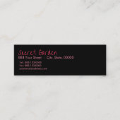 Rosa Rhododendron (3) Mini Visitenkarte (Vorderseite)