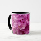 Rosa Rhododendron-Blume Tasse (Vorderseite Links)