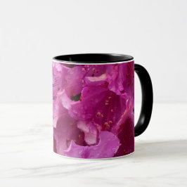 Rosa Rhododendron-Blume Tasse