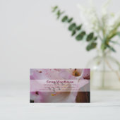 Rosa Rhododendron des Rhododendron-| Rosa Visitenkarte (Stehend Vorderseite)