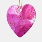 Rosa Rhododendron -- Fantastisch Keramik Ornament (Links)