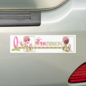 Rosa Ribbon-Autoaufkleber Autoaufkleber (Auf Auto)