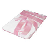 Rosa Ribbon Badematte (Schrägansicht)