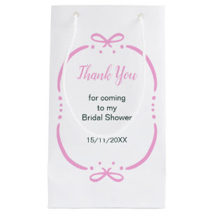 Rosa Ribbon-Brautparty Kleine Geschenktüte