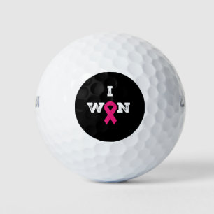 Rosa Ribbon Brustkrebs Bewusstsein Monat ich gewon Golfball