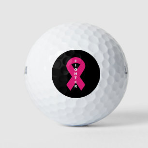 Rosa Ribbon Brustkrebs Bewusstsein Monat kämpfen Golfball