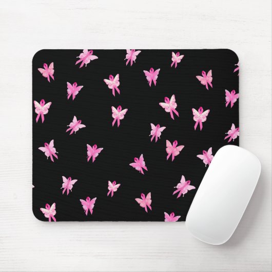 Rosa Ribbon Brustkrebs-Bewusstseinsbildung Schmett Mousepad (Mit Mouse)