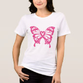 Rosa Ribbon Brustkrebs T - Shirt (Vorderseite)