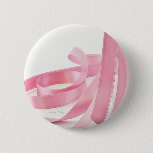 Rosa Ribbon Button (Vorderseite)