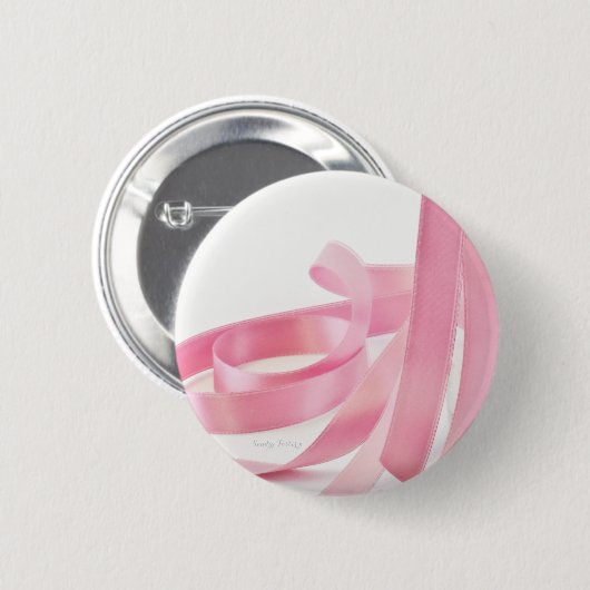 Rosa Ribbon Button (Vorne & Hinten)