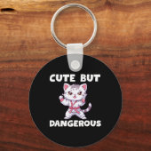 Rosa Ribbon Coquette Bow Boxhandschuhe Brust Canal Schlüsselanhänger (Vorderseite)