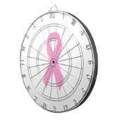 Rosa Ribbon Dartscheibe (Vorderseite rechts)