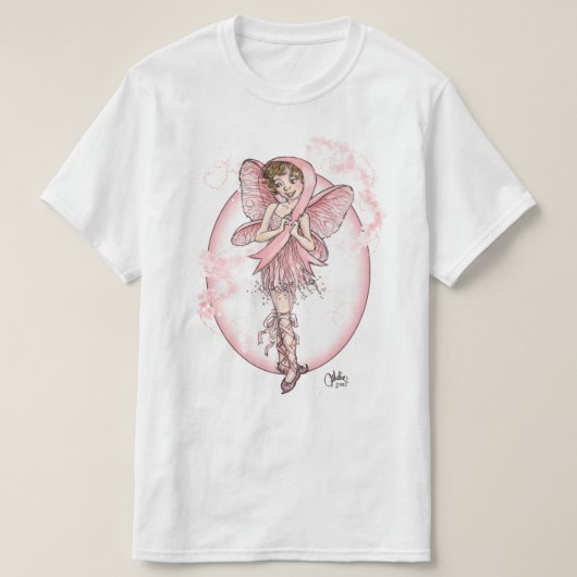 Rosa Ribbon Fairy T-Shirt (Design vorne)