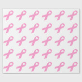 Rosa Ribbon Geschenkpapier (Flach)
