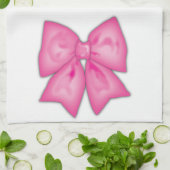 Rosa Ribbon Geschirrtuch (Gefaltet)