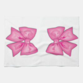 Rosa Ribbon Geschirrtuch