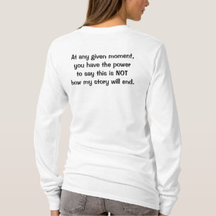 Rosa Ribbon Kriegerin Frauen Grundlegende Langschl T-Shirt