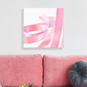 Rosa Ribbon Leinwanddruck (Insitu (Wohnzimmer))