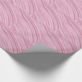 Rosa Ribbon Macro Geschenkpapier (Ecke)