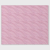 Rosa Ribbon Macro Geschenkpapier (Flach)