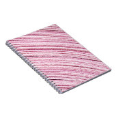 Rosa Ribbon Macro Notizblock (Rechte Seite)