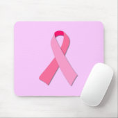 Rosa Ribbon Mousepad (Mit Mouse)