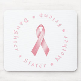 Rosa Ribbon Mousepad