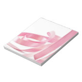 Rosa Ribbon Notizblock (Rotiert)