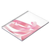 Rosa Ribbon Notizblock (Linke Seite)