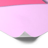 Rosa Ribbon Poster (Ecke)