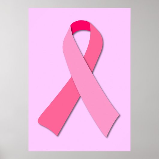 Rosa Ribbon Poster (Vorne)