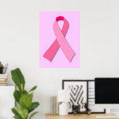 Rosa Ribbon Poster (Heimbüro)